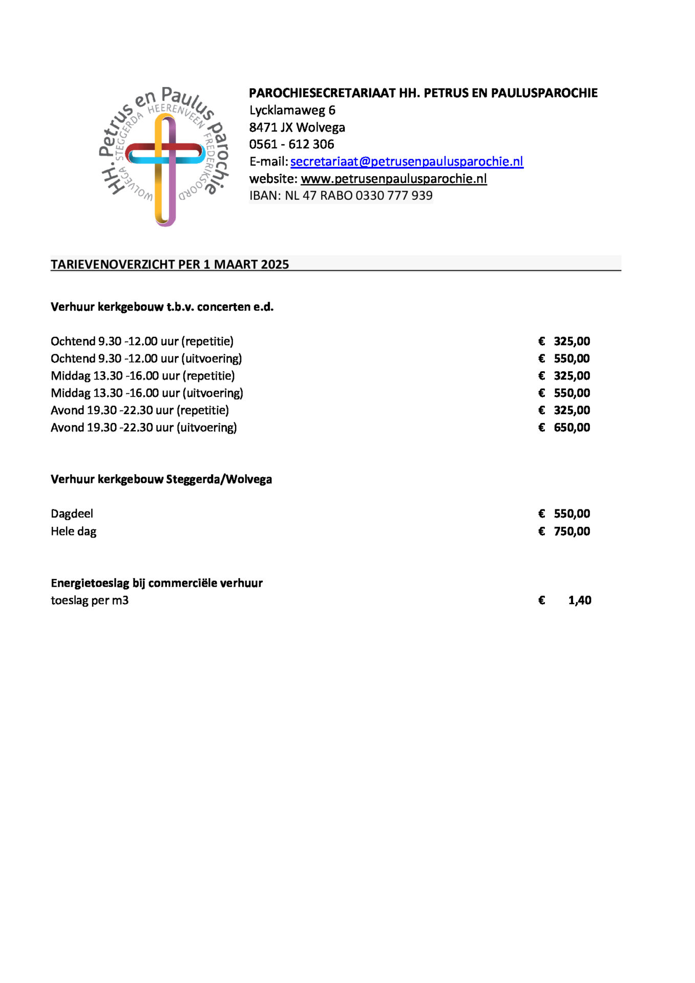 2025 03 01 tarievenoverzicht hh pp 2025 gebouwen
